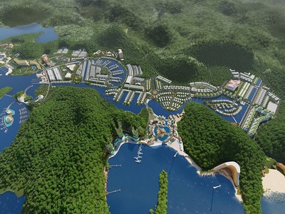 Phối cảnh dự án Cát Bà Amatina