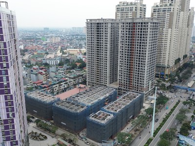 Dự án The Charm An Hưng, vừa khai trương căn hộ mẫu. Ảnh: Dũng Minh