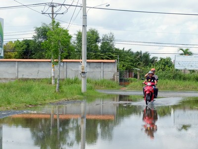 Cận cảnh dự án Khu dân cư Nhơn Đức vướng nhiều sai phạm của Vạn Phát Hưng