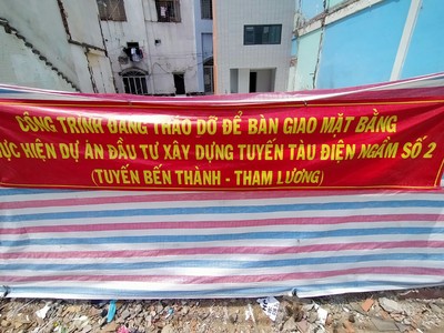 TP.HCM: Tích cực giải phóng mặt bằng cho tuyến Metro số 2