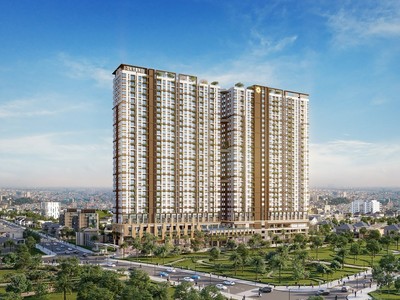 Phối cảnh dự án Phú Đông SkyOne tại TP.Dĩ An, tỉnh Bình Dương