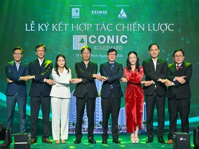 Conic “bắt tay” cùng Eximrs và Ngân hàng Việt Á để phát triển dự án Conic Boulevard