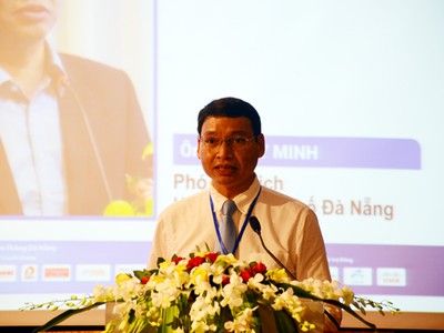 Ông Hồ Kỳ Minh, Phó chủ tịch Đà Nẵng: "Ứng dụng CNTT và phát triển Công nghiệp CNTT có gắn kết mật thiết; Thúc đẩy phát triển doanh nghiệp mới và nâng cao năng lực cạnh tranh cho doanh nghiệp, góp phần phát triển KT-XH".