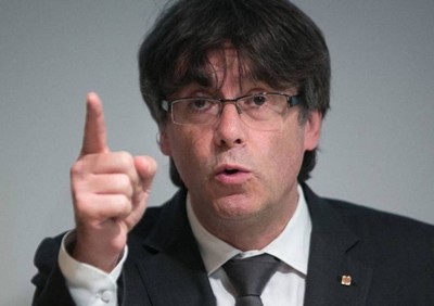 Carles Puigdemont, cựu lãnh đạo Catalonia. Ảnh: Reuters.
