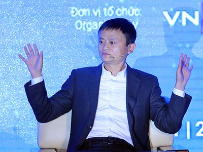 Tỷ phú Jack Ma tại VEPF 2017 Ảnh: Ngọc Thành