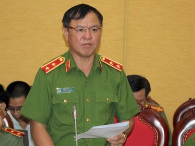 Trung tướng Trần Văn Vệ, quyền Tổng Cục trưởng Tổng cục Cảnh sát (Bộ Công an).