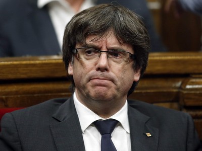 Cựu thủ hiến Catalonia Carles Puigdemont. Ảnh: AFP.