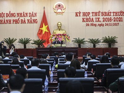 Ông Nguyễn Nho Trung chủ trì kỳ họp bất thường xem xét bãi nhiệm chức Chủ tịch HĐND TP Đà Nẵng với ông Nguyễn Xuân Anh