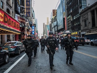 An ninh được tăng cường sau vụ nổ. (Nguồn: nytimes.com)