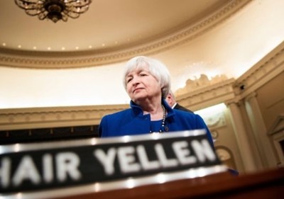 Chủ tịch Fed - bà Janet Yellen đã ra quyết định nâng lãi 3 lần trong năm nay. Ảnh: AFP