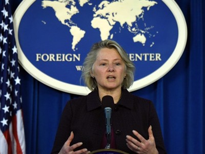 Bà Susan Thornton, hiện là quyền trợ lý ngoại trưởng phụ trách Đông Á - Thái Bình Dương. Ảnh: Tân Hoa xã