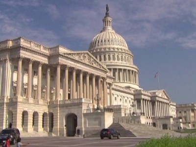 Tòa nhà quốc hội Mỹ. Ảnh: Fox 6.