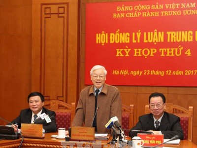 Tổng Bí thư Nguyễn Phú Trọng tại Kỳ họp. 