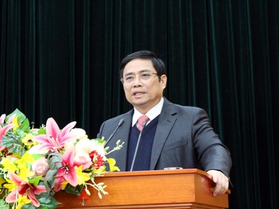 Trưởng Ban Tổ chức TƯ Phạm Minh Chính