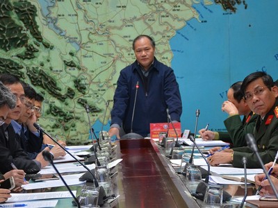 Thứ trưởng Bộ NN&PTNT Hoàng Văn Thắng chỉ đạo cuộc họp - Ảnh: VGP/Đỗ Hương