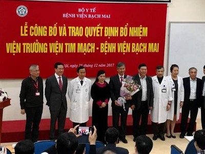 Bổ nhiệm Viện trưởng Viện Tim Mạch