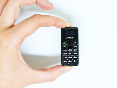 Zanco Tiny T1 là mẫu điện thoại nhỏ nhất thế giới.