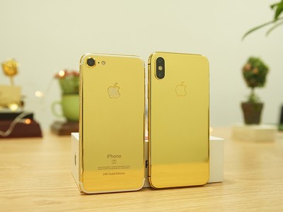 iPhone X mạ vàng 24K xuất hiện ở Việt Nam
