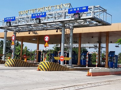 Trạm BOT Sóc Trăng thu giá vé mới vào 0h ngày 12/1.
