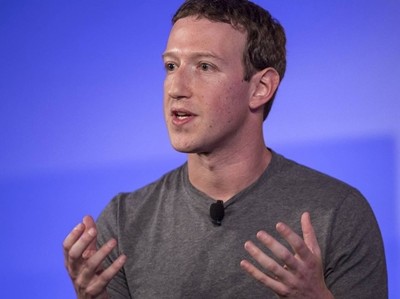 Mark Zuckerberg - đồng sáng lập kiêm CEO Facebook. Ảnh: Bloomberg