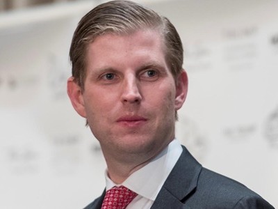 Eric Trump, con trai thứ ba của Tổng thống Mỹ Donald Trump. Ảnh: Reuters.