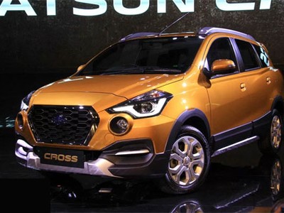 Datsun Cross ra mắt lần đầu tại Indonesia và dự kiến sẽ bán ra ở một số thị trường châu Á khác. Ảnh: Dapurpacu.