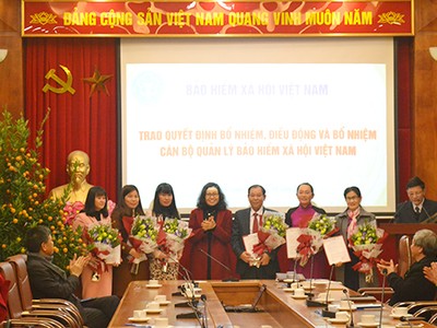 Bảo hiểm xã hội Việt Nam điều động, bổ nhiệm nhiều cán bộ chủ chốt