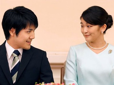 Công chúa Mako và hôn phu Kei Komuro. Ảnh: Reuters
