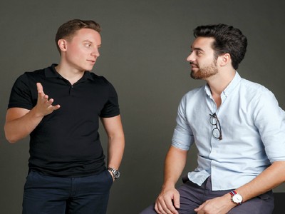 Loic Gautier và Pierre-Antoine Brun, hai chàng trai sáng lập Công ty Leflair