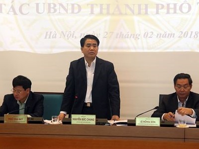 Chủ tịch UBND TP Hà Nội Nguyễn Đức Chung.