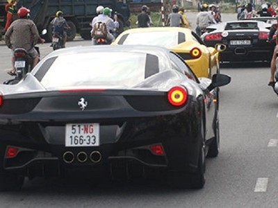 Dễ dàng bắt gặp những chiếc xe biển số ngoại giao trên đường phố (Ảnh minh hoạ).