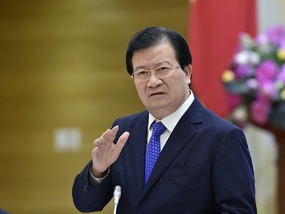 Phó Thủ tướng Trịnh Đình Dũng phát biểu tại Hội nghị - Ảnh: VGP/Nhật Bắc