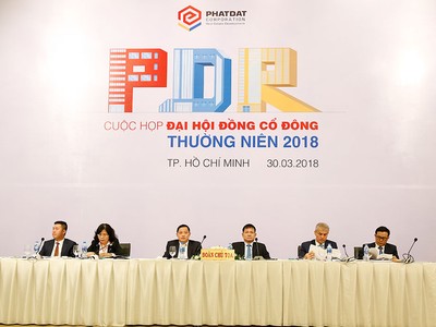 Đại hội đồng cổ đông thường niên Phát Đạt (PDR): Đặt mục tiêu tăng trưởng lợi nhuận 45%