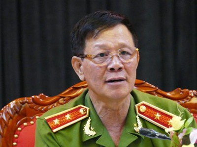 Ông Phan Văn Vĩnh khi còn là trung tướng, Tổng cục trưởng. Ảnh: Công an nhân dân