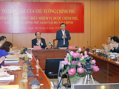 Quang cảnh buổi làm việc. Ảnh: VGP/Hà Chính