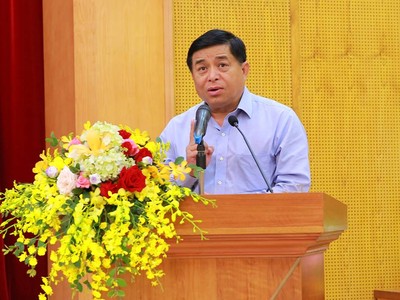 Bộ trưởng Bộ Kế hoạch và Đầu tư Nguyễn Chí Dũng (Ảnh: Chí Cường)