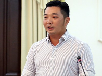 Chủ tịch quận 12 Lê Trương Hải Hiếu. Theo Vnexpress