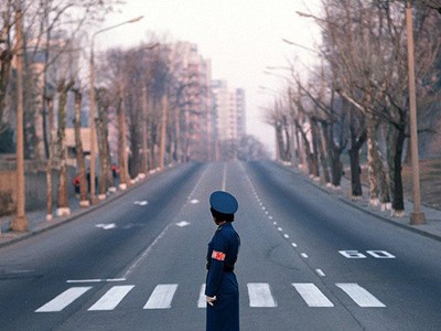 Đường phố vắng vẻ ở thủ đô Bình Nhưỡng, Triều Tiên. Ảnh: RT.