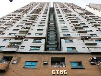 Tòa nhà CT6C xây dựng không phép. Ảnh: VTC News