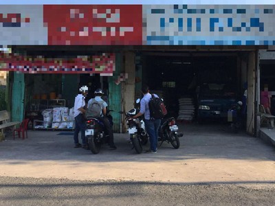 Ngôi nhà của ông T. nơi xảy ra vụ việc.