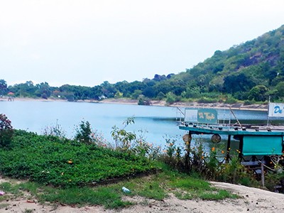 Khu du lịch Hồ Soài So của gia đình Bí thư huyện Tri Tôn đầu tư, kinh doanh khi chưa hoàn tất các thủ tục pháp lý. Ảnh: Phú An.