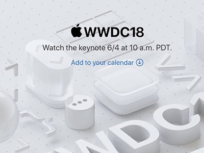 Thư mời WWDC 2018 của Apple.