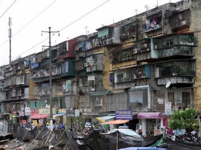 Hiện tại Hà Nội có tới 1.579 chung cư cũ, tập trung ở 76 khu.