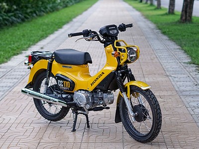 Honda Cross Cub phiên bản 2018 đầu tiên ở Hà Nội. Ảnh: Lương Dũng.