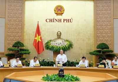 Thủ tướng Nguyễn Xuân Phúc chủ trì phiên họp Chính phủ thường kỳ Chính phủ tháng 5.