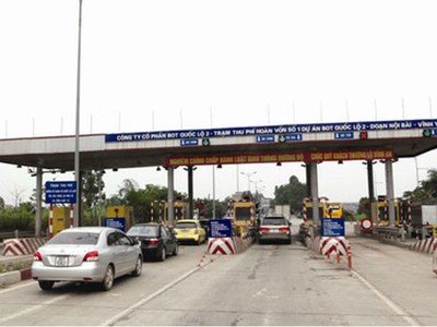 Trạm thu phí trên đường Bắc Thăng Long – Nội Bài đang được Hà Nội đề xuất giải tỏa (Ảnh: Minh họa)