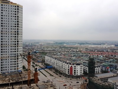 Một khu đô thị gồm nhà thấp tầng và chung cư tại Hà Nội. Ảnh: Nguyễn Hà