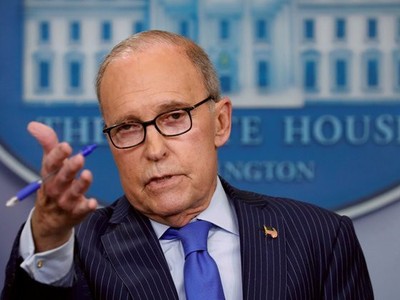 Cố vấn kinh tế Nhà Trắng Larry Kudlow (Ảnh: Reuters).
