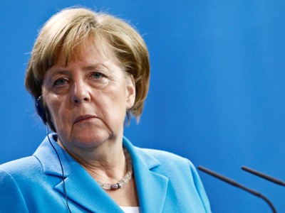 Thủ tướng Đức Angela Merkel trong một cuộc họp báo tại Berlin hôm 13/6. Ảnh: Reuters.