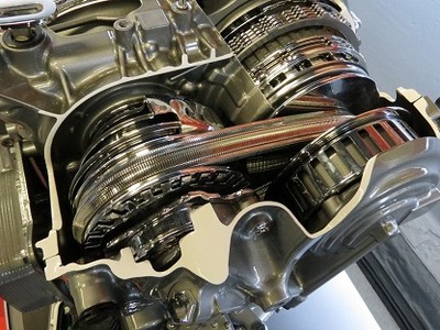 Hộp số CVT có cấu tạo đơn giản hơn so với các loại hộp số khác. 